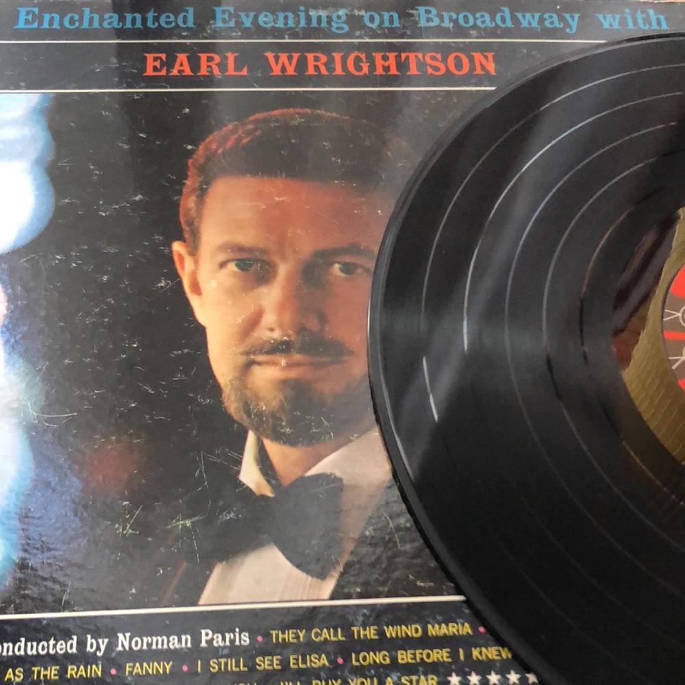 Earl Wrightson Enchanted Evening On Broadway Vinyl Lp